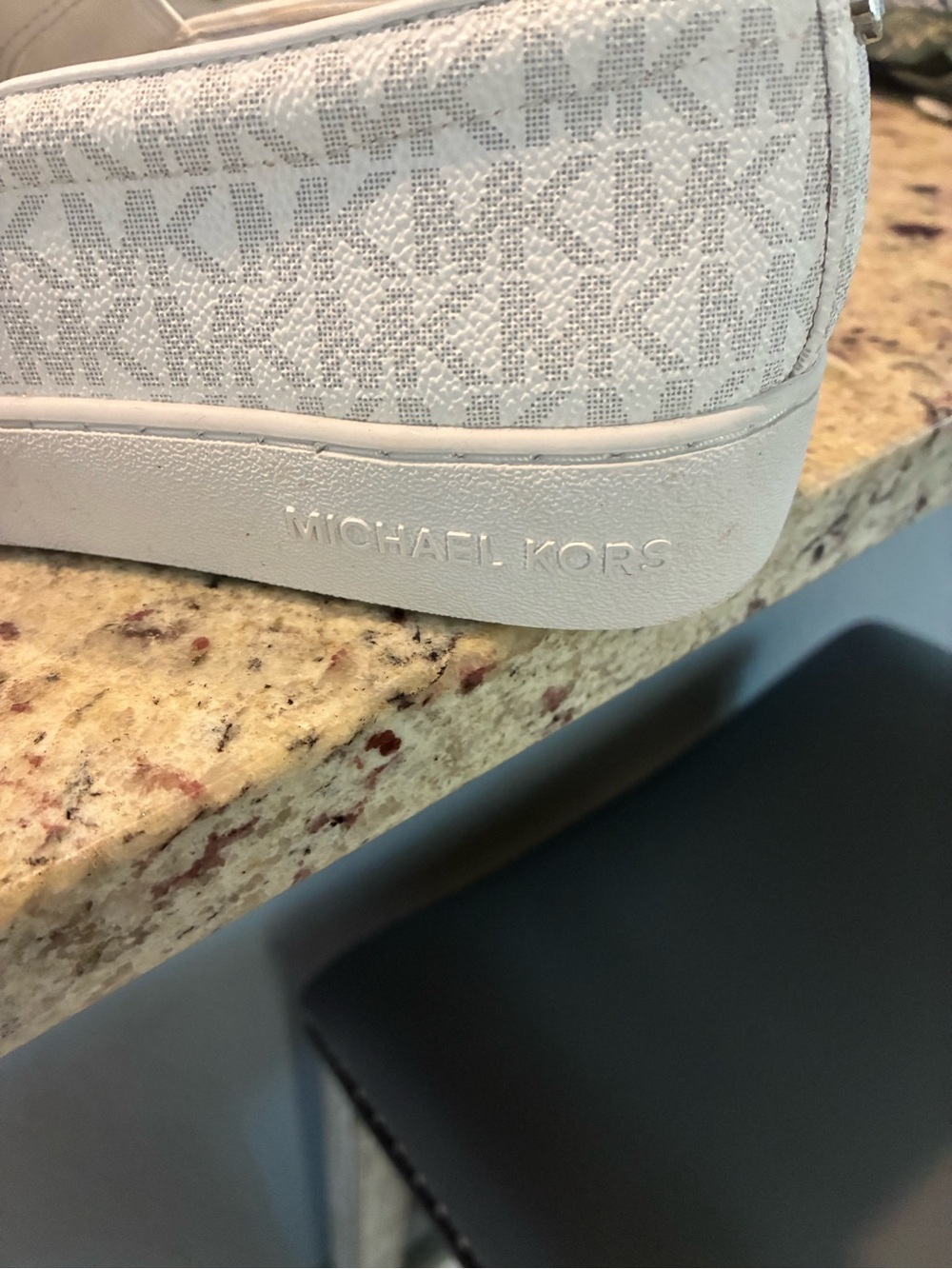 MICHAEL Michael Kors White Logo Insole Slip-On Sneakers - Picture 6 of 6